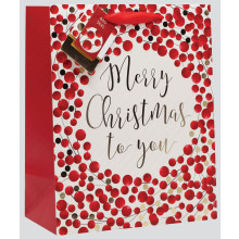 Gift Bag Merry Christmas Large