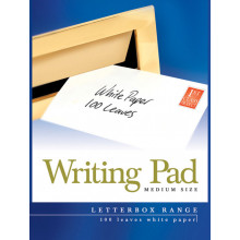 Pads Letterbox Medium White 100sht