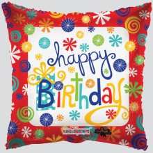 Birthday Pillow Foil Balloon
