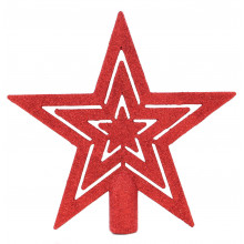 Glitter Tree Top Star Assorted