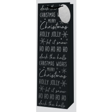 Bottle Bag Black Foil Deluxe