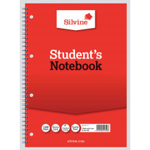 Silvine Spiral Notebook A4 Narrow/Feint