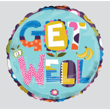 Foil Balloon Get Well