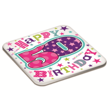 Age 50 Fem Coaster
