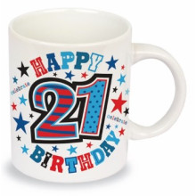 Milestone Mug 21st Male