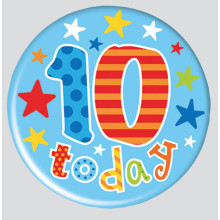 Age 10 Mix 55mm Small Badges