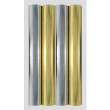 Gift Wrap 1.5m Gold/Silver Holo Foil