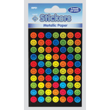 Metallic Stickers Smiles MP01