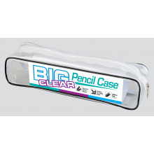 Big Clear Pencil Case 330mm Assorted