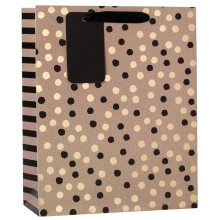 Medium Gift Bag Kraft Spots