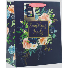 Large Gift Bag Midnight Garden