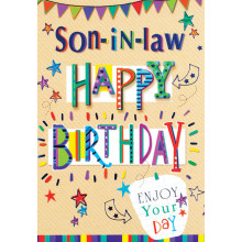 Greetings Cards Son-in-law