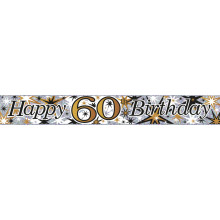 2.5m Party Banner Age 60 Male