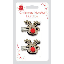 Christmas Hair Clips 2 Designs