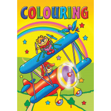 Colouring Books 96 Pages 4 Asst