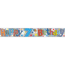 2.5m Party Banner Age 7 Boy