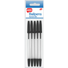 Black Ballpens 5 Pack
