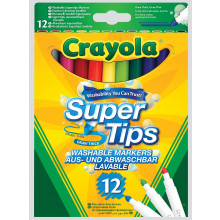 Crayola Super Tips Washable Marker 12s