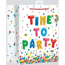 Medium Gift Bag Time To Party