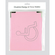 Disabled Badge Wallet Pink