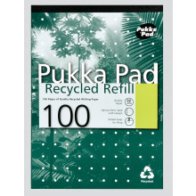 A4 Pukka Recycled Refill Pad N/F/M 100pg