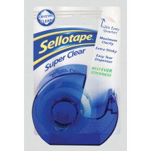 Sellotape 18mmx15m Superclear Dispenser