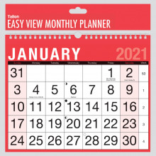 D0606 R&B Bold Figure Monthly Planner