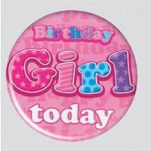 Birthday Girl Mix 55mm Small Badges