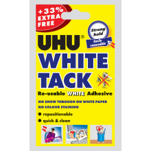 Uhu White Tack + 33% Free