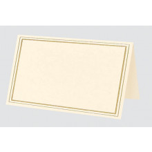 Place Card Gold Border Pack 10