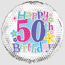 Foil Balloon Age 50 Female