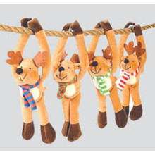 28cm Hanging Reindeer Assorted