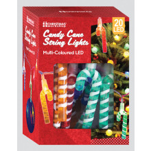 20 LED Candy Cane String Lights