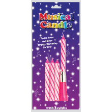 Musical Candles Pink