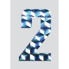 Roman Labels Holographic Numerals No.2