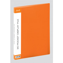 A4 Bright Display Files 20 pocket Asst