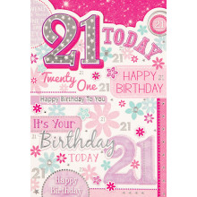 Greetings Cards 21st Female