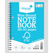 FSC A5 Twinwire Notebook Feint 160pg