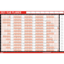D0707 2021 Wall Planner + Pen