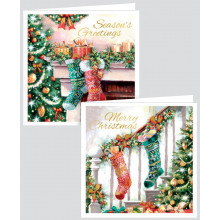 12 Square Indoor Scene Cards