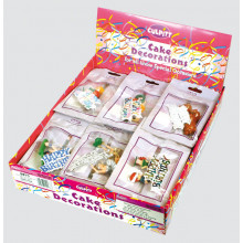 Birthday Cake Decorations Assorted
