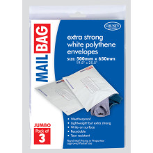 Pack 3 Jumbo Poly Mail Bag 500x650mm