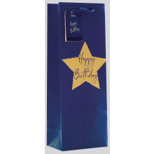Bottle Bag Blue Star