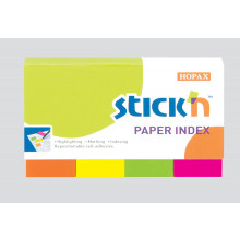 Neon Index Notes 4 pack 50x20mm