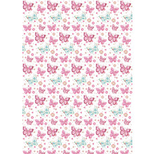 Flat Gift Wrap Female Butterflies GW2615