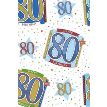 Gift Wrap Age 80 Male