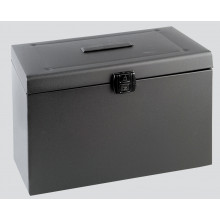 Black Metal Foolscap Home File