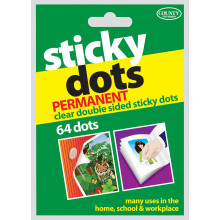 Permanant Sticky Dots Pack 64