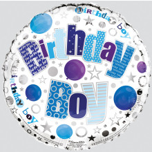 Foil Balloon Birthday Boy
