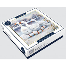 10 Deluxe Winter Geese Cards